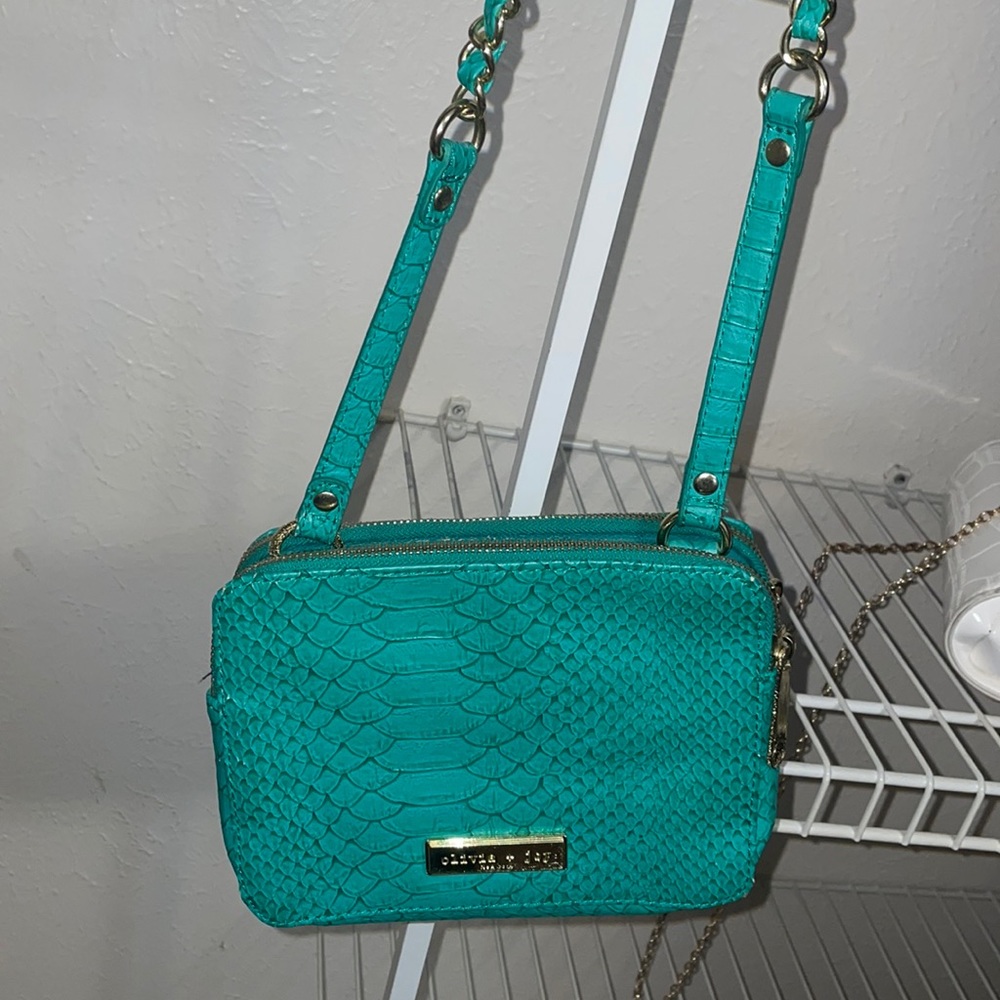 Aqua Mini Handbag